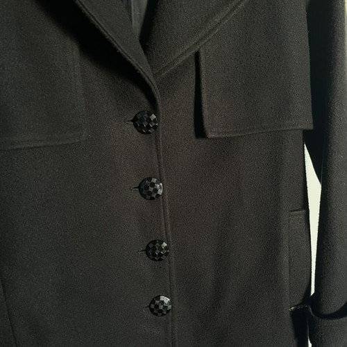 Enzzo black women's coat like new, size XL