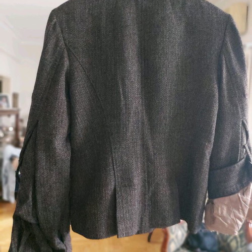 Zara women's jacket xs like new, brown tweed