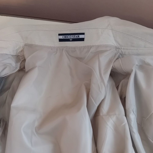 Men's spring jacket, beige and grey