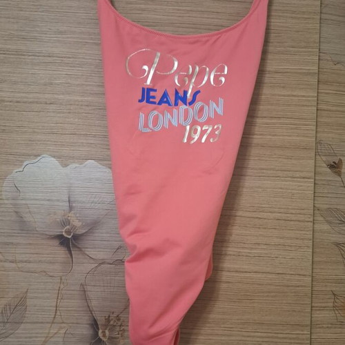 Pepe Jeans girls' one-piece swimsuit like new, fuchsia