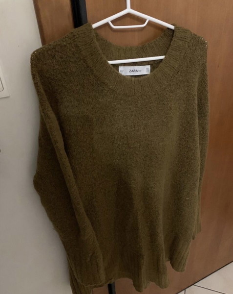 πουλόβερ μακρυ oversized Zara