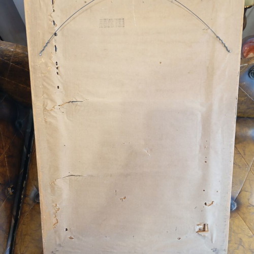 Vintage rectangular wall mirror used with handmade wooden frame