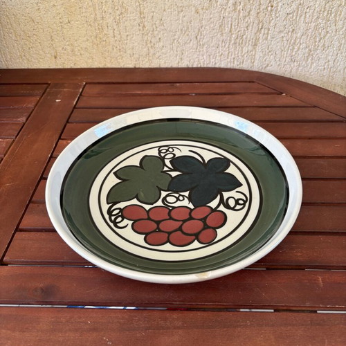 Ceramic fruit bowl used, collectible, 30 cm