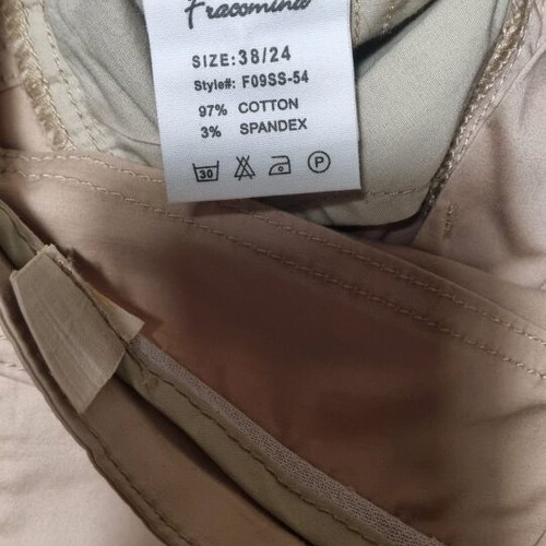 Fracomina women's beige pants size 38 like new
