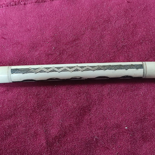 French long case with double lids and silver ornaments used, 1900