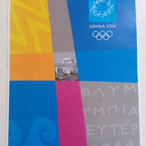 Athens 2004 Olympic Games poster like new, official print