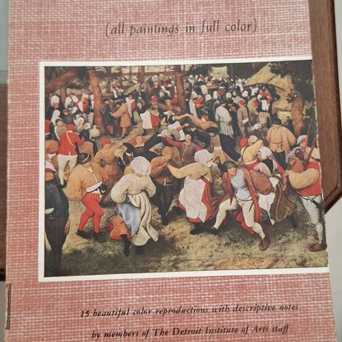 Favorite Paintings from The Detroit Institute of Arts Art Book used, 1948 first edition
