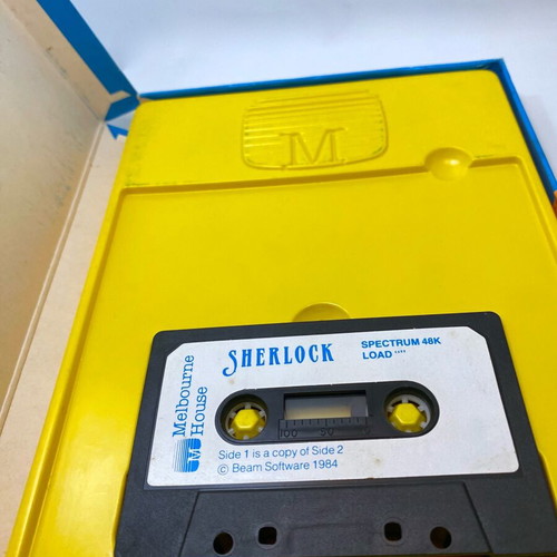 Sherlock Spectrum ZX tape cassette used, no manual