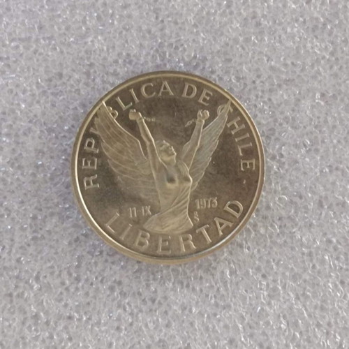 Chile 1976 10 Pesos coin AE-7