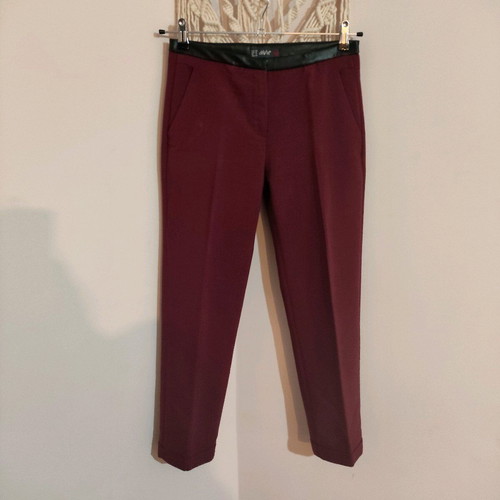 Divine women's bordeaux pants like new, size M 38 10