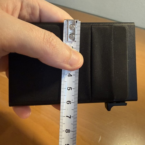 Pop-up Card Wallet RFID new, black, 7+2 cards
