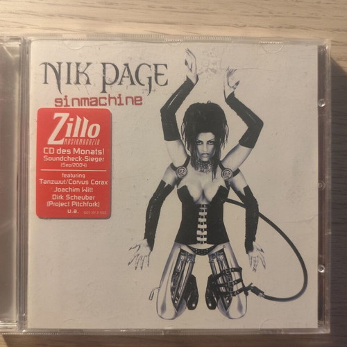 Nik Page Sinmachine Enhanced CD used, electronic