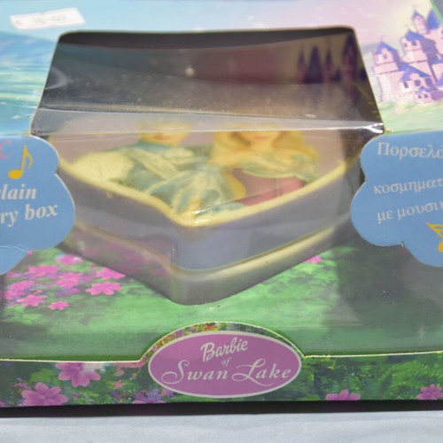 Porcelain Barbie Jewelry Box model 3 new in box