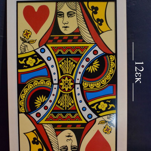 Stage Magic large plastic cards like new for magicians