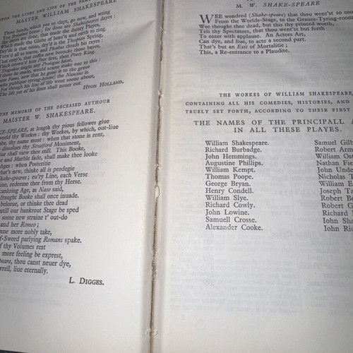 William Shakespeare The Complete Works book used, English, 1960 edition
