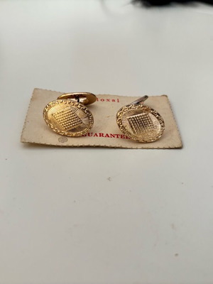 Cufflinks like new gold-colored