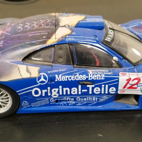Mercedes CLK GTR 1:18 used metal Maisto miniature