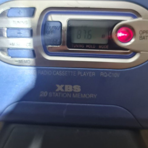 Panasonic Walkman RQ-C10V cassette player with digital radio