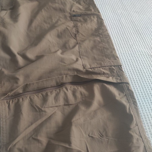 Columbia Silver Convertible Cargo Pants new, size 40 inches, brown