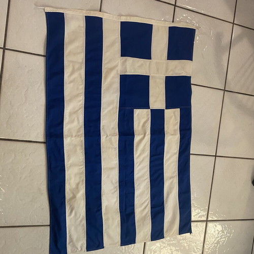 Sea flag used, size 90x130, sewn