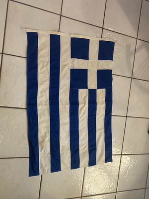 Sea flag used, size 90x130, sewn