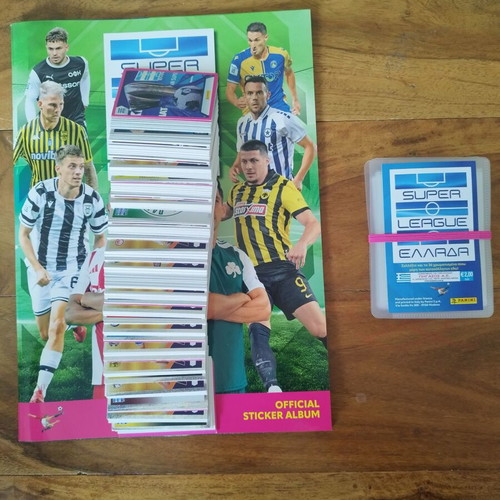 Panini Super League 2025-26 Complete Sticker Set New