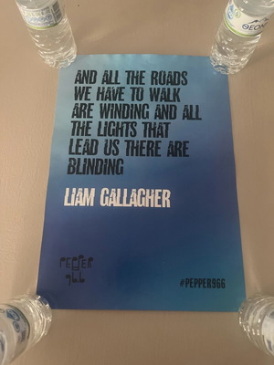 Αφίσα Liam Gallagher σαν καινούργιο από Release Athens Festival