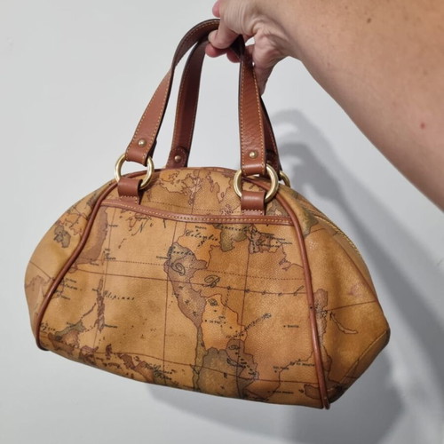 Alviero Martini 1a Classe handbag used, brown, handheld