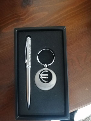 Collectible keychain and pen Bank of Cyprus new