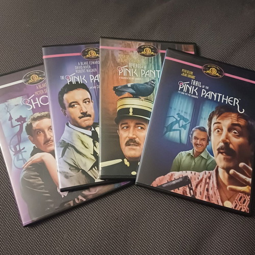 Pink Panther DVD set of 4 classic movies like new, subtitled