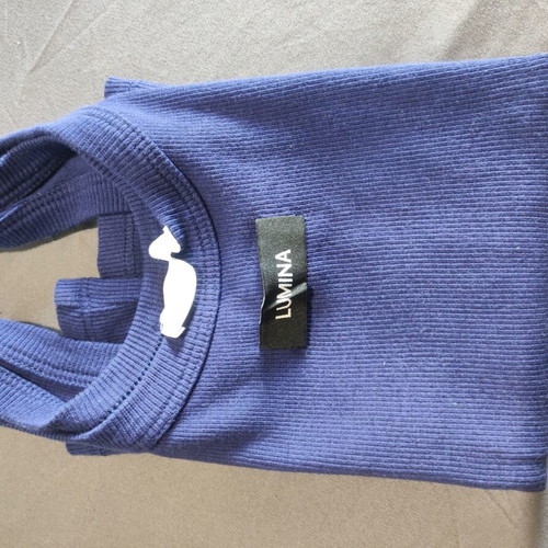 Lumina top M/L blue, new