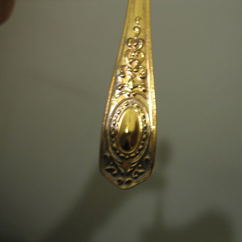 Gold-plated teaspoons new, set of 6, from Soviet Union