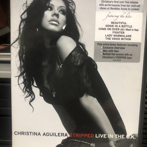 Christina Aguilera Stripped Live in the U.K. DVD used, pop