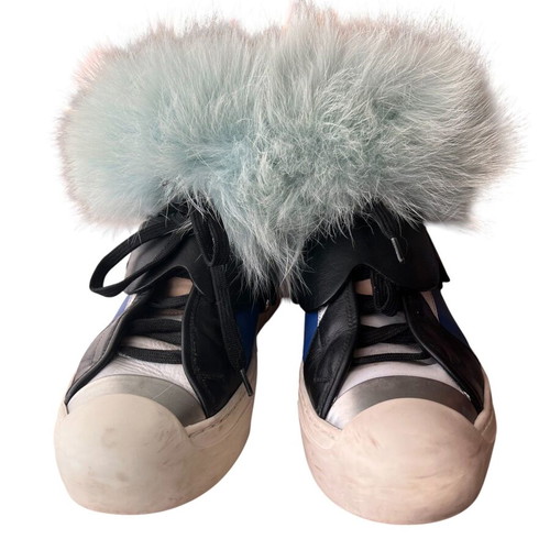 Fendi Karlita sneakers used, size 37, white and black