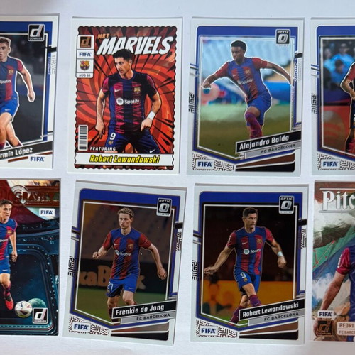 FC Barcelona Panini 2023-24 Lot of 8 Cards like new