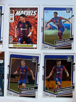 FC Barcelona Panini 2023-24 Lot of 8 Cards like new