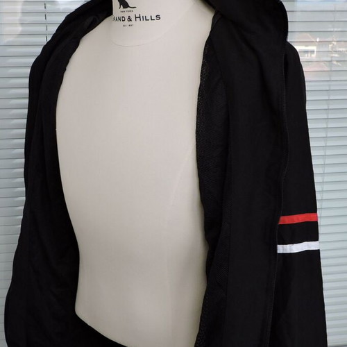 Fila Mens Black Casual Tracksuit Top Jacket Size XL like new