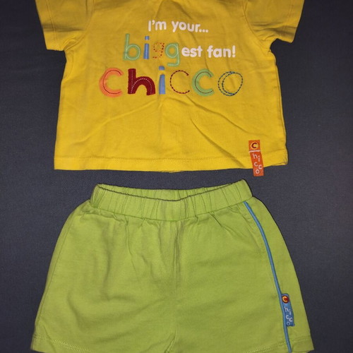 Chicco baby set 3-6 months like new, cotton