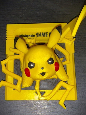 3D Printed Φιγούρα Pikachu Game Boy Breaking κατόπιν παραγγελίας