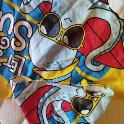 Baby beach poncho used, one size for ages 2-4