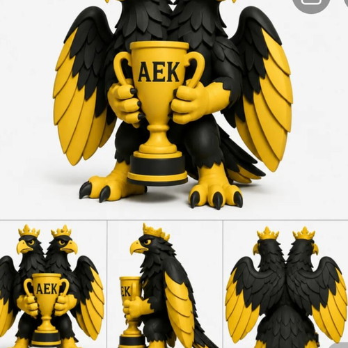 AEK Athens Championship Tribute 3D συλλεκτικό καινούργιο