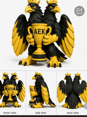 AEK Athens Championship Tribute 3D συλλεκτικό καινούργιο