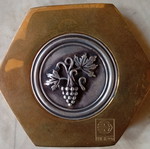 Ilias Lalaounis decorative press papier new, brass with silver medal