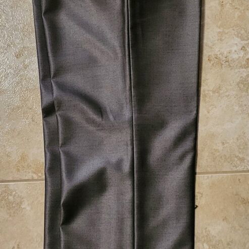 Prince men's suit new, grey silver, jacket size 52, trousers 46
