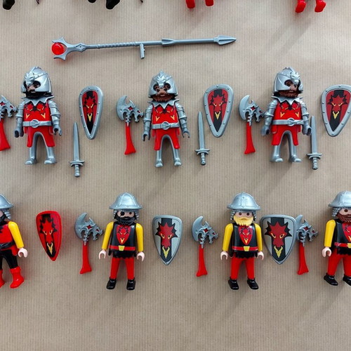 Playmobil Σετ ιππότες του κόκκινου δράκου