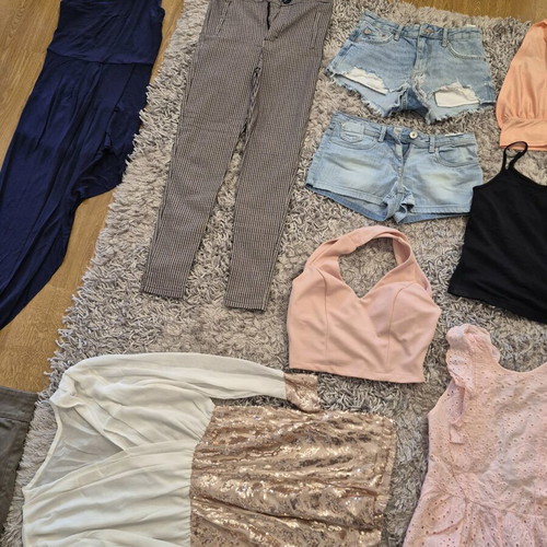 Zara blouses like new, 14 pieces, 10 unworn, sizes xs-s