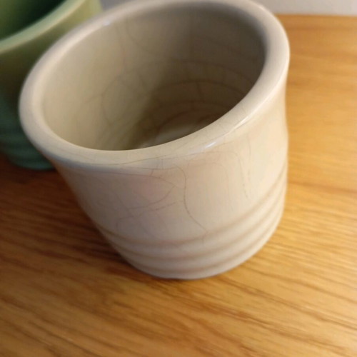 Ceramic cups like new, holders for tealights