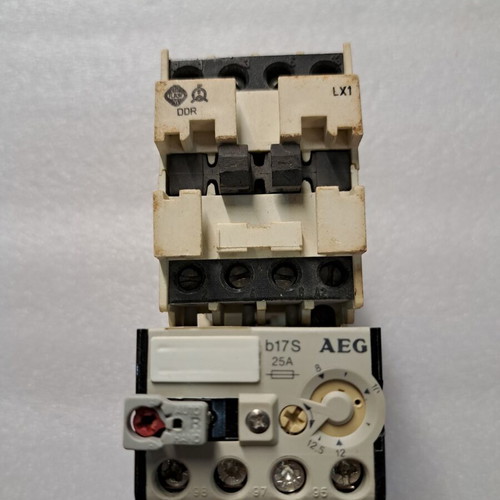 AEG LX1 30A Three-Pole Contactor with b17S Thermal Relay used