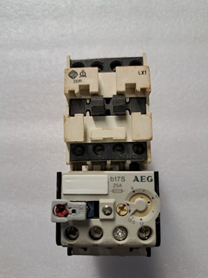 AEG LX1 30A Three-Pole Contactor with b17S Thermal Relay used