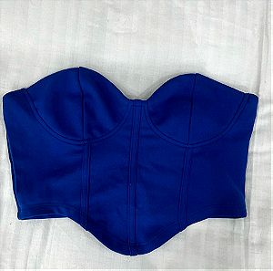 Shein corset top/τοπ απο το shein σε χρωμα μπλε